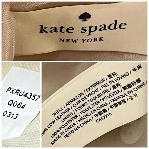 KATE SPADE new Maryanne West Valley Coral Bow Satchel Handbag + Dustbag - Picture 6 of 16